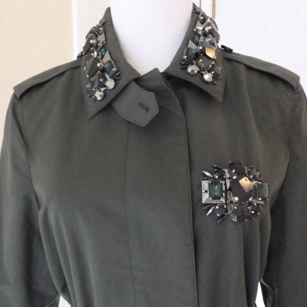 Burberry Prorsum Embellished Trench Made in Italy - Picture 3 of 8